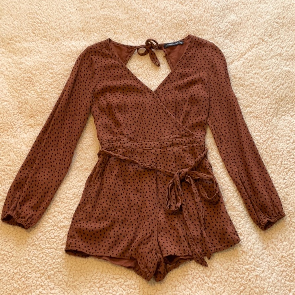 Abercrombie & Fitch Long Sleeve Romper